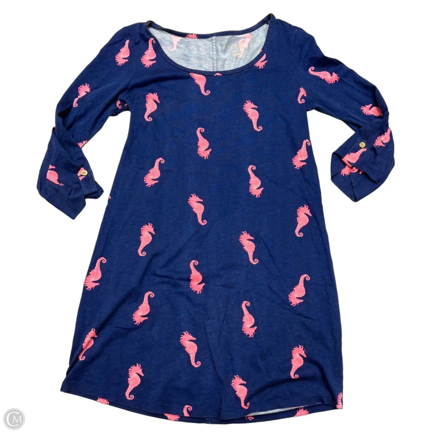 Dress Designer By Lilly Pulitzer In Blue & Pink, Size: S