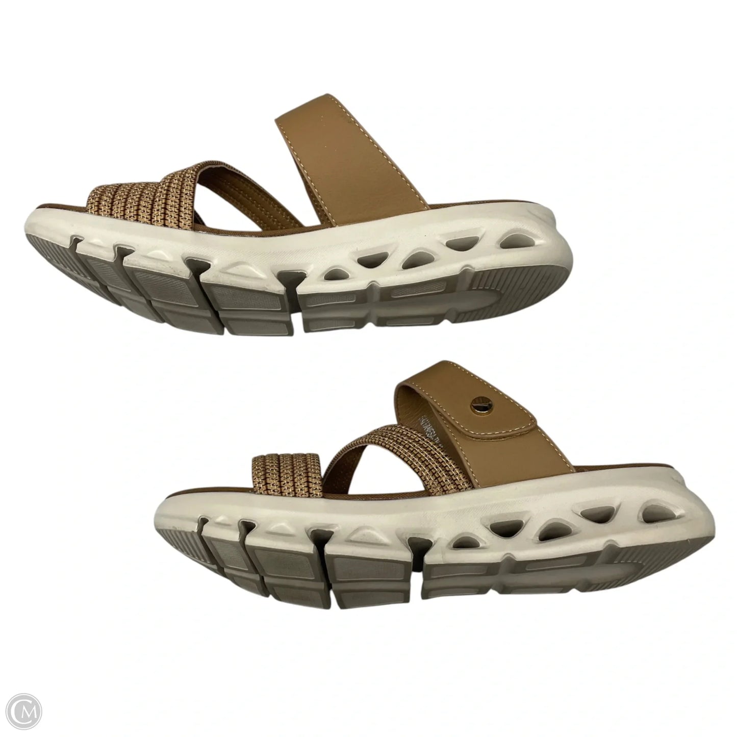 Sandals Flats By Flexus In Tan, Size: 9.5