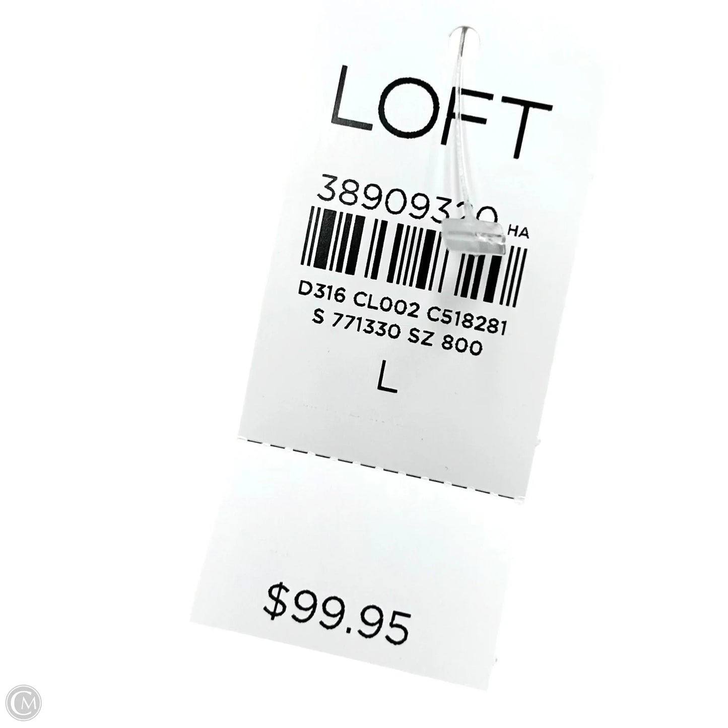 Dress Casual Maxi By Loft In Blue & Green, Size: L