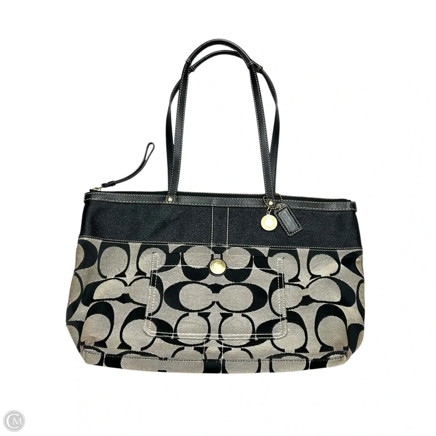 Tote Designer By Coach, Size: Medium