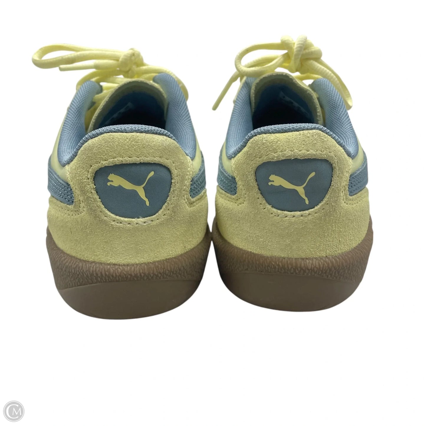 Shoes Hiking By Puma In Blue & Yellow, Size: 6
