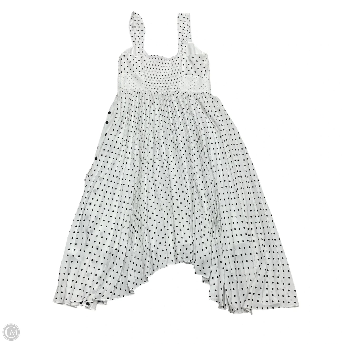 Dress Party Midi By Banana Republic In Black & White, Size: M