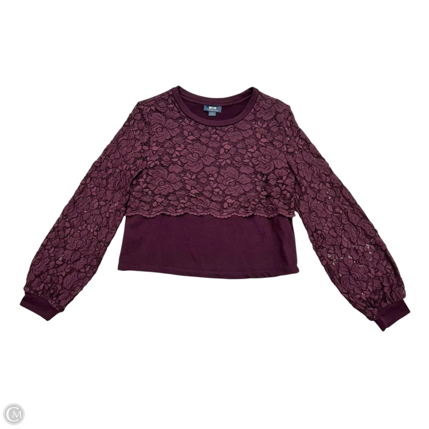 Top Long Sleeve By Maeve In Purple, Size: M