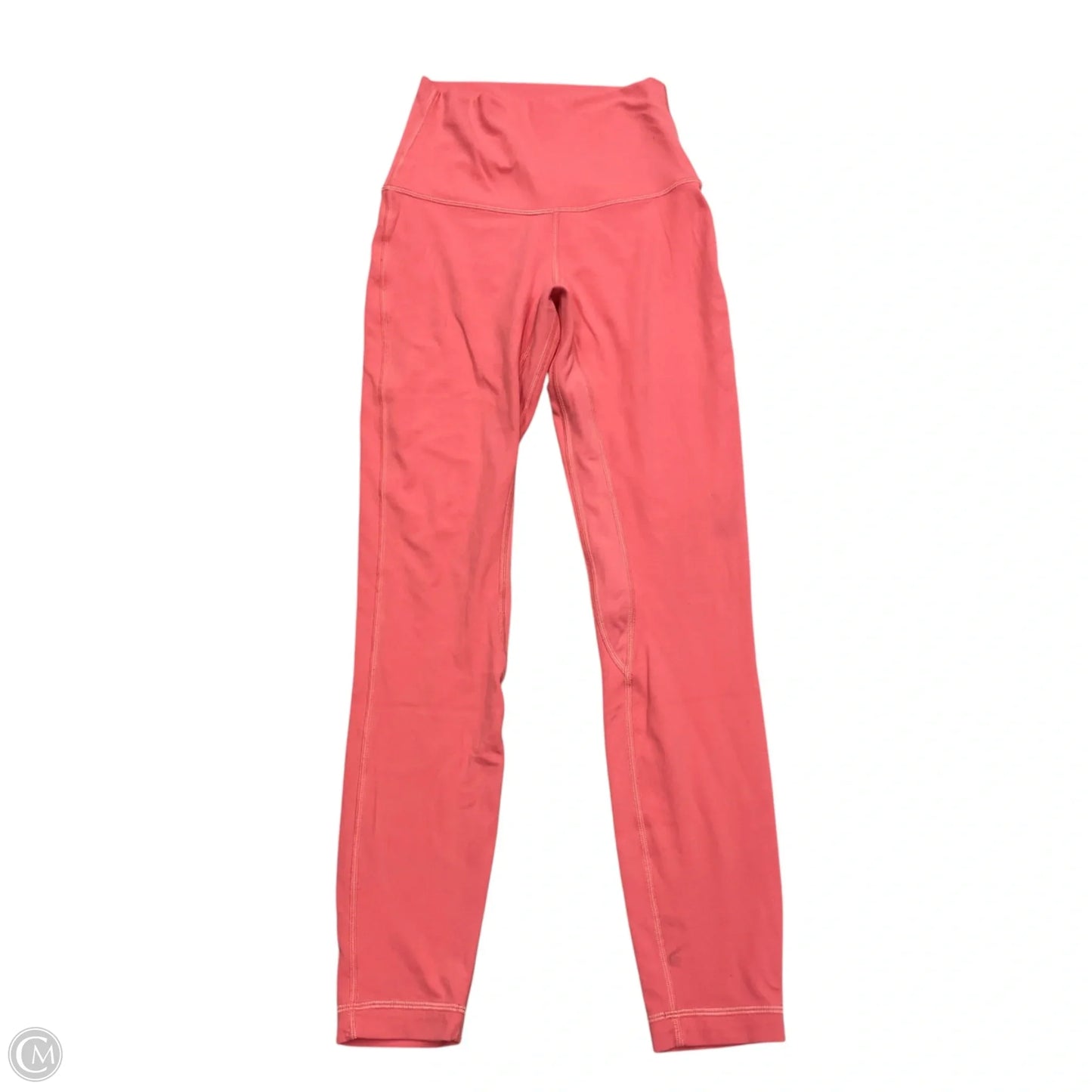 Athletic Leggings By Lululemon In Coral, Size: Xs