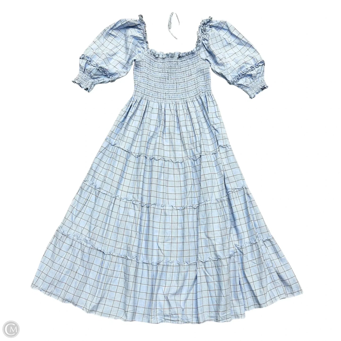 Dress Casual Maxi By Hill House In Blue & Brown, Size: M