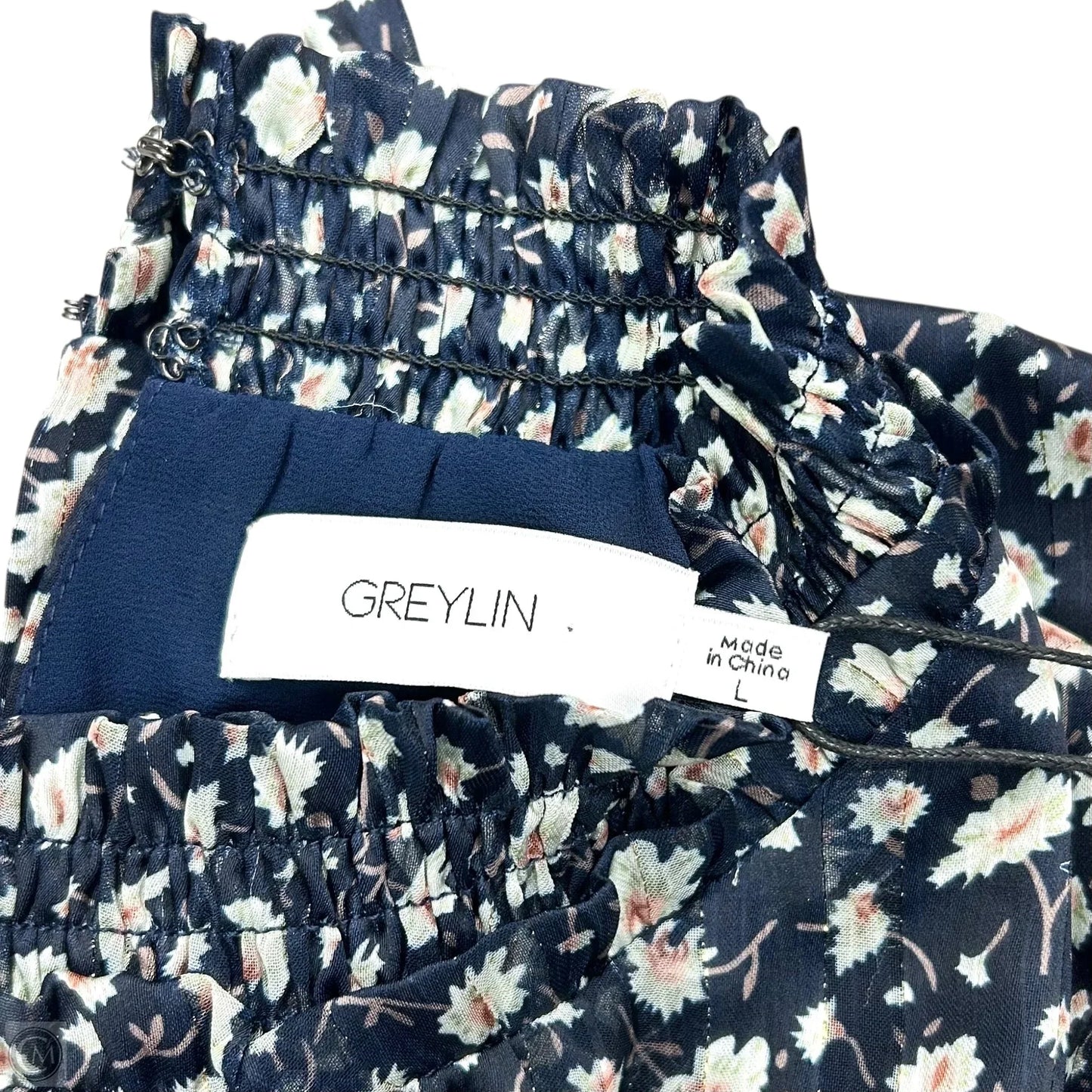 Dress Casual Short By Greylin In Navy, Size: L