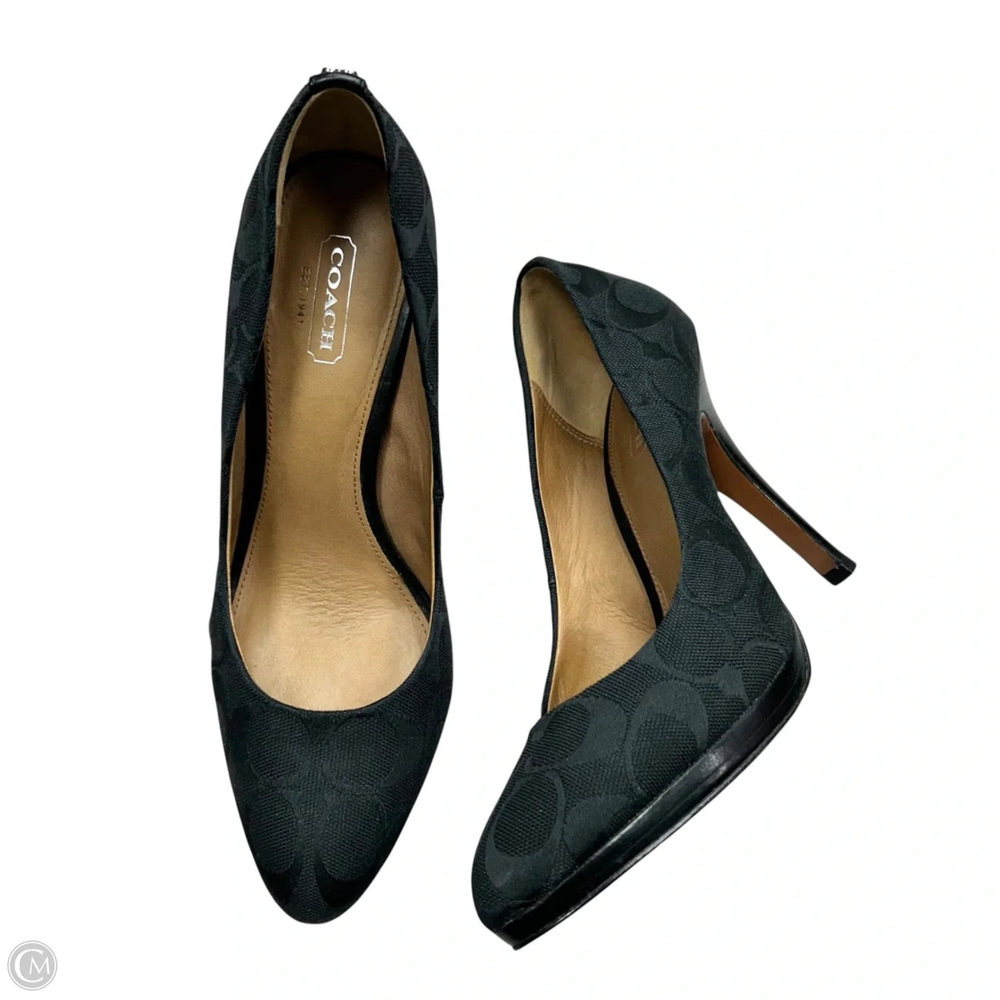 Shoes Designer By Coach In Black, Size: 7