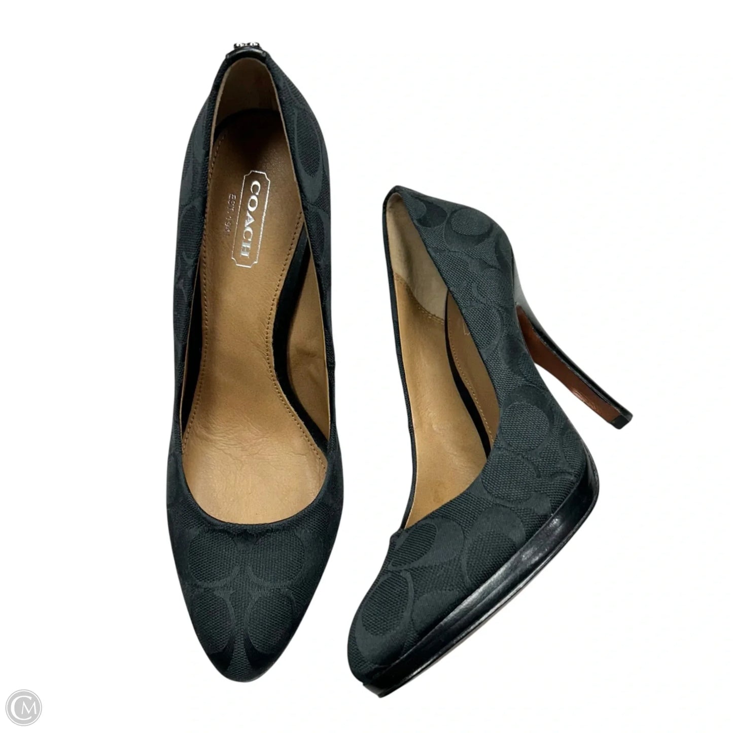 Shoes Designer By Coach In Black, Size: 7