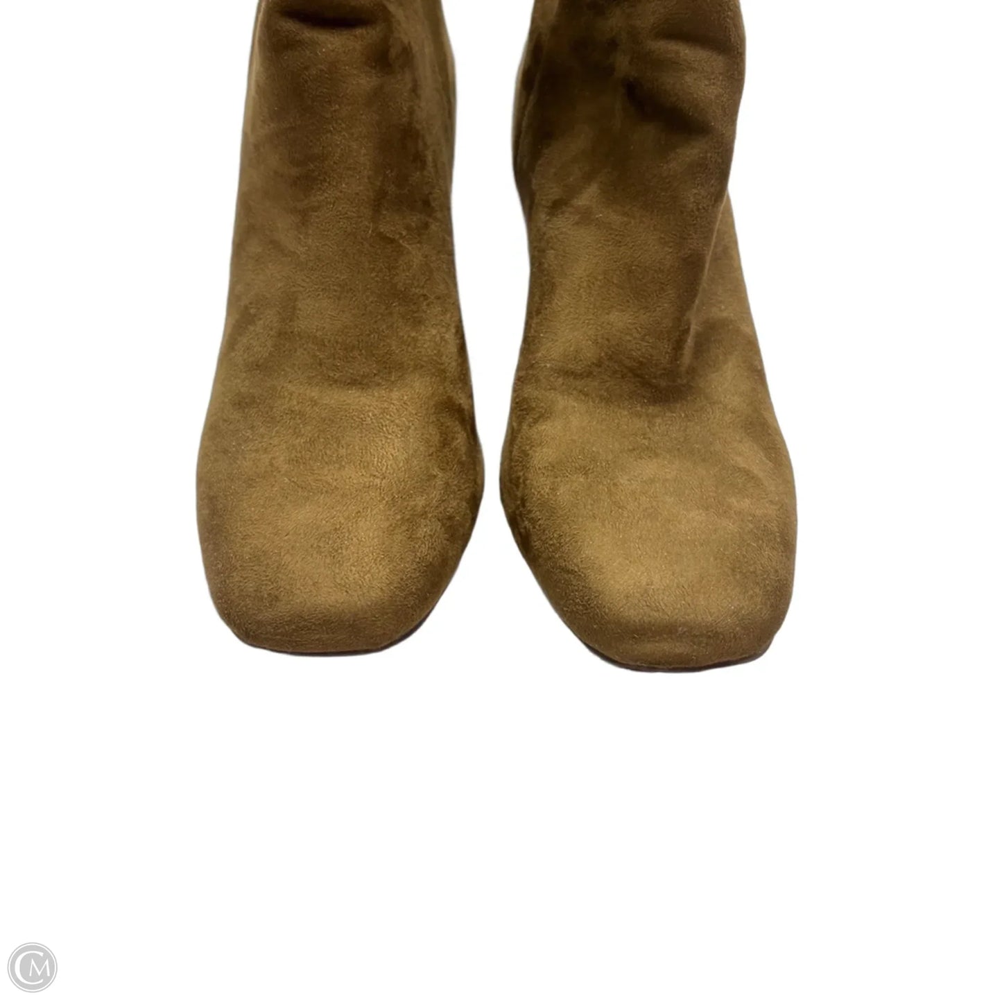 Boots Ankle Heels  In Green, Size: 9