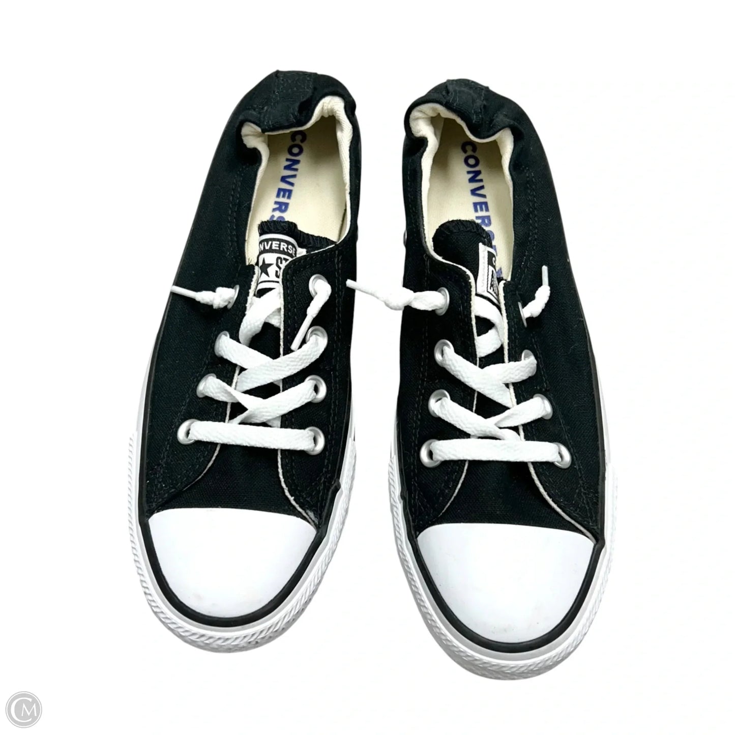 Shoes Sneakers By Converse In Black & White, Size: 10