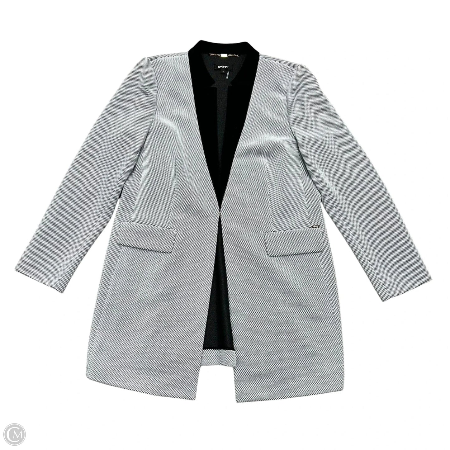 Blazer By Dkny In Black & White, Size: Xl