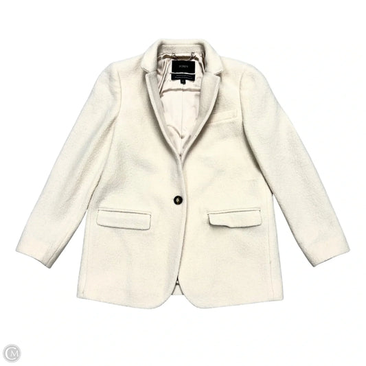 Coat Wool By J. Crew In Cream, Size: M