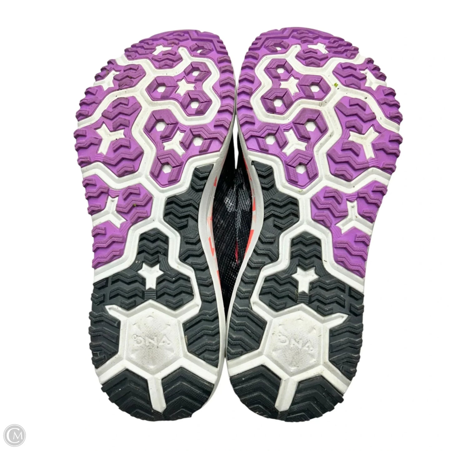 Shoes Athletic By Brooks In Grey & Purple, Size: 9