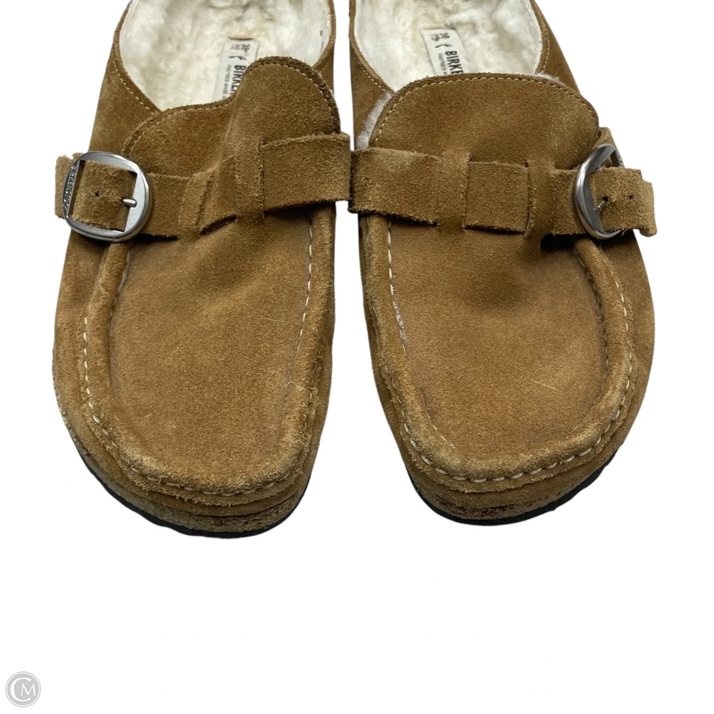 Shoes Flats By Birkenstock In Tan, Size: 7