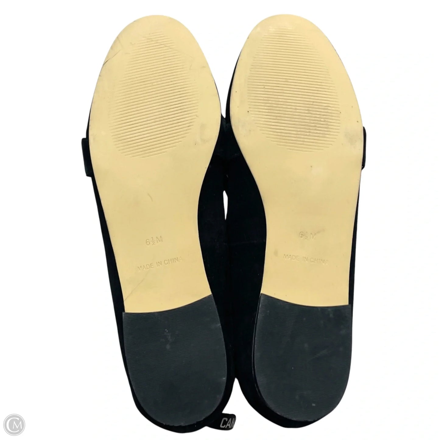 Shoes Flats By Talbots In Black, Size: 6.5