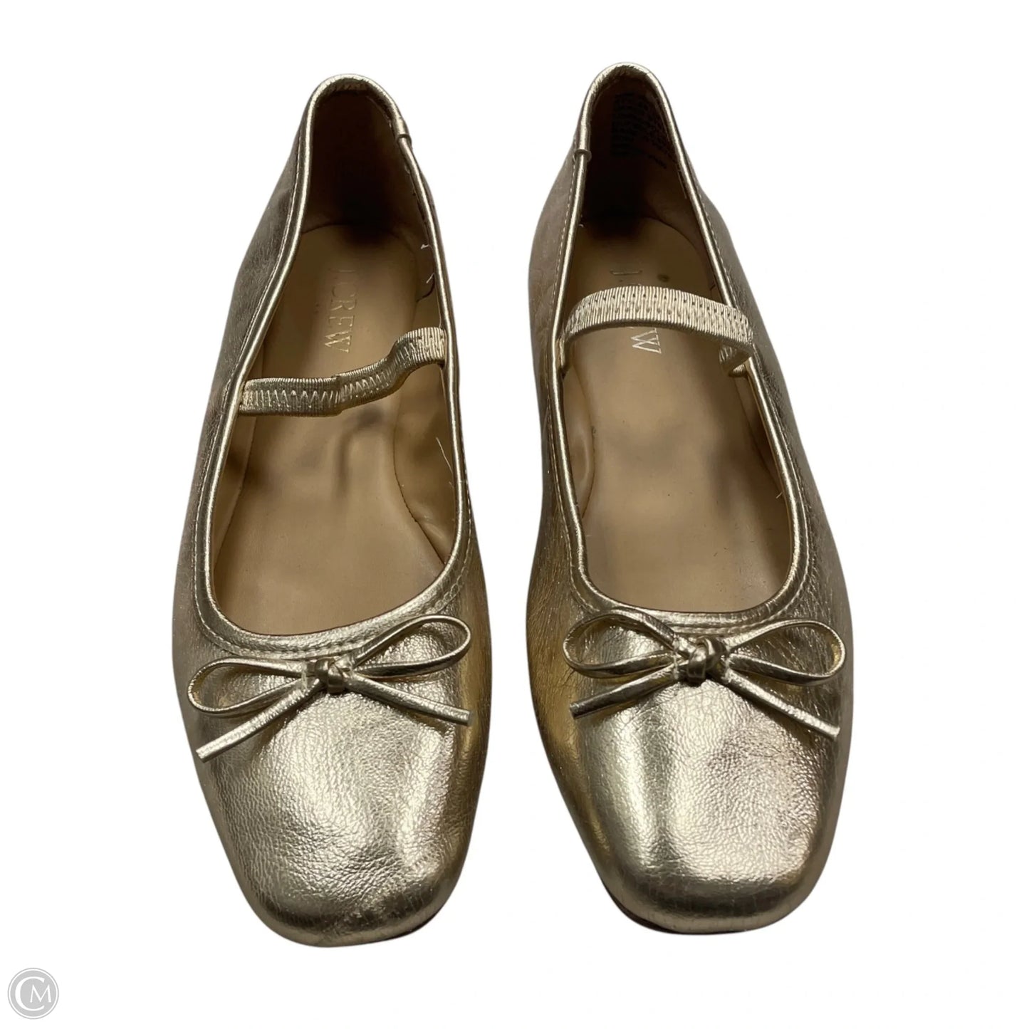 Shoes Flats By J. Crew In Gold, Size: 7