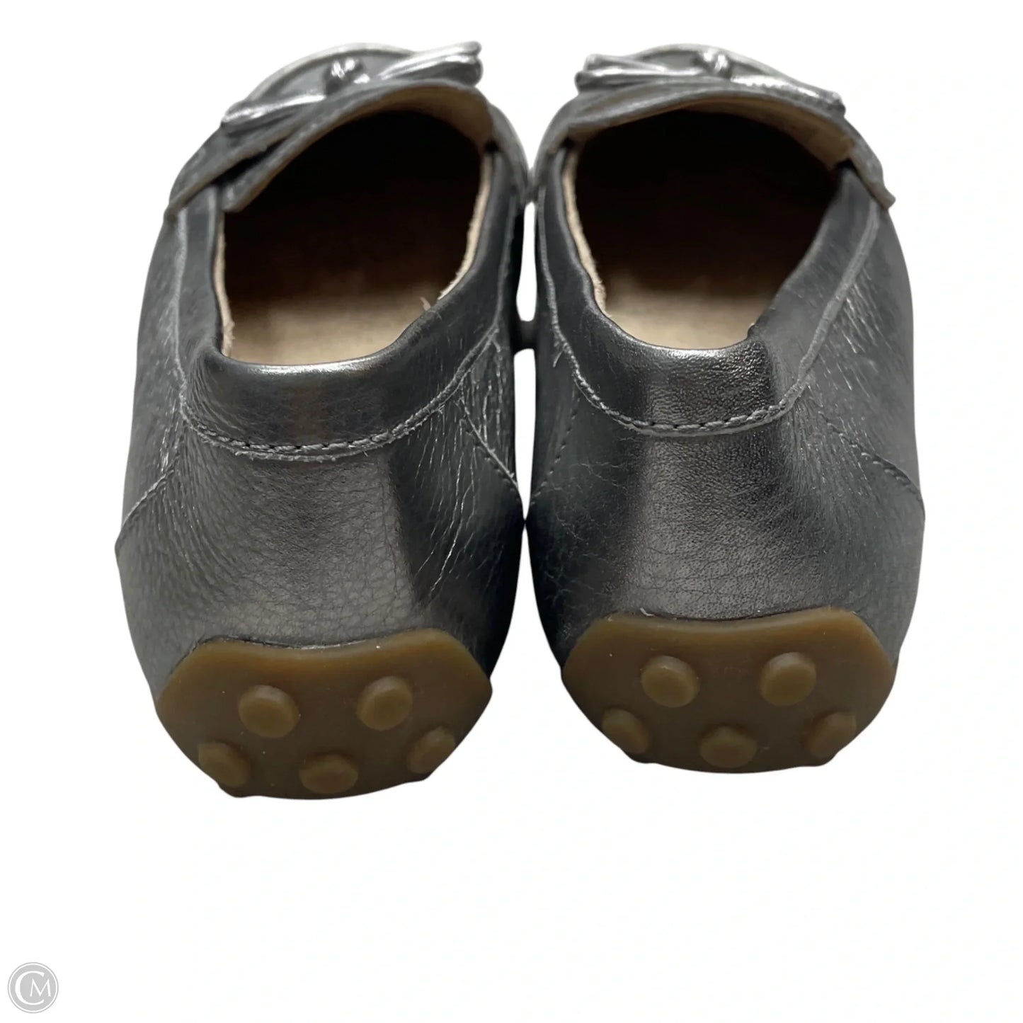 Shoes Flats By Vionic In Silver, Size: 6.5
