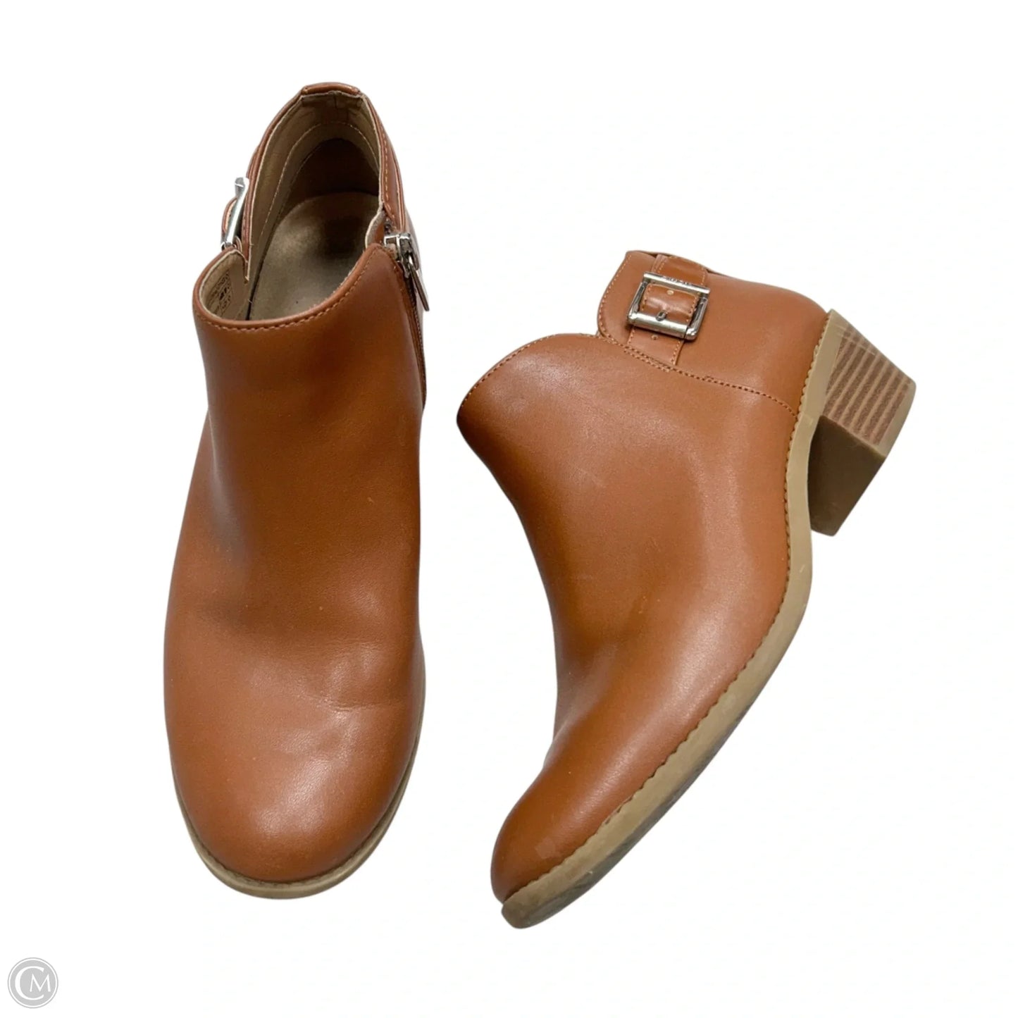 Boots Ankle Heels By Vionic In Tan, Size: 8