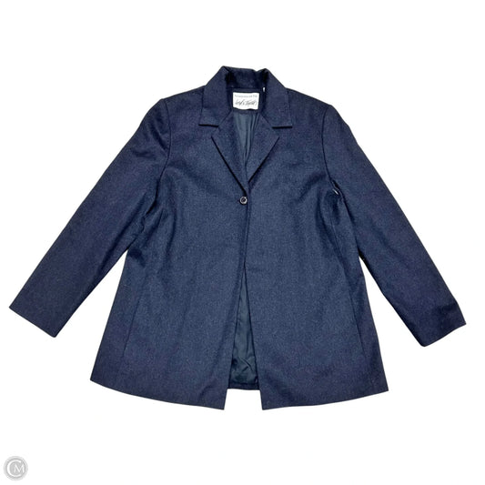 Coat Peacoat By Lord And Taylor In Navy, Size: M