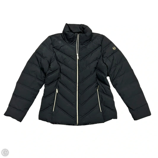 Jacket Puffer & Quilted By Michael By Michael Kors In Black, Size: M