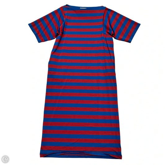 Dress Designer By Tory Burch In Blue & Red, Size: Xl