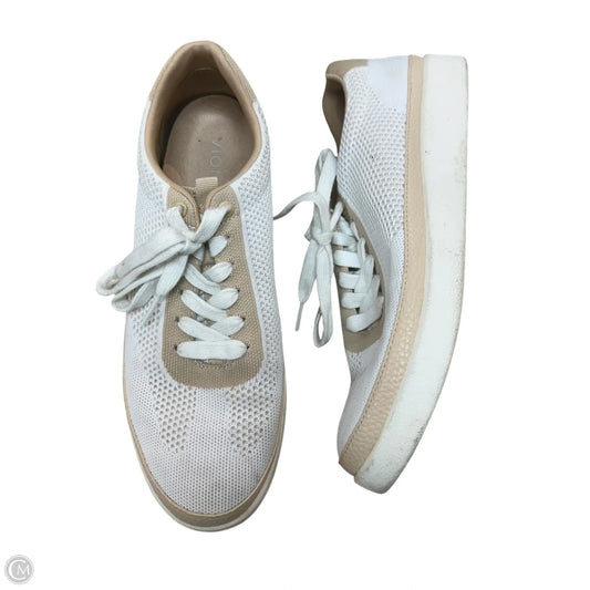 Shoes Sneakers By Vionic In Tan & White, Size: 10