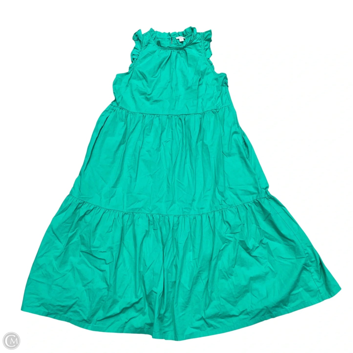 Dress Casual Maxi By J. Crew In Green, Size: M