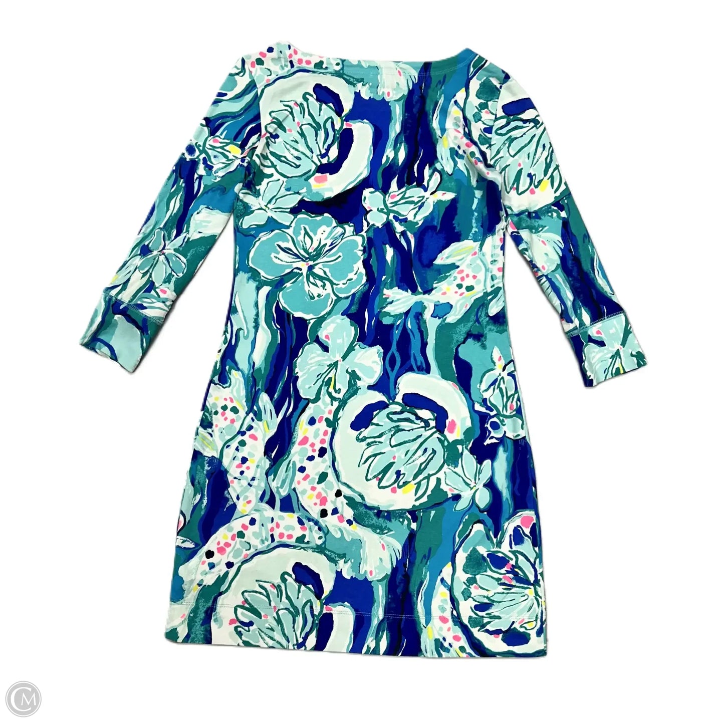 Dress Designer By Lilly Pulitzer In Blue & White, Size: Xxs