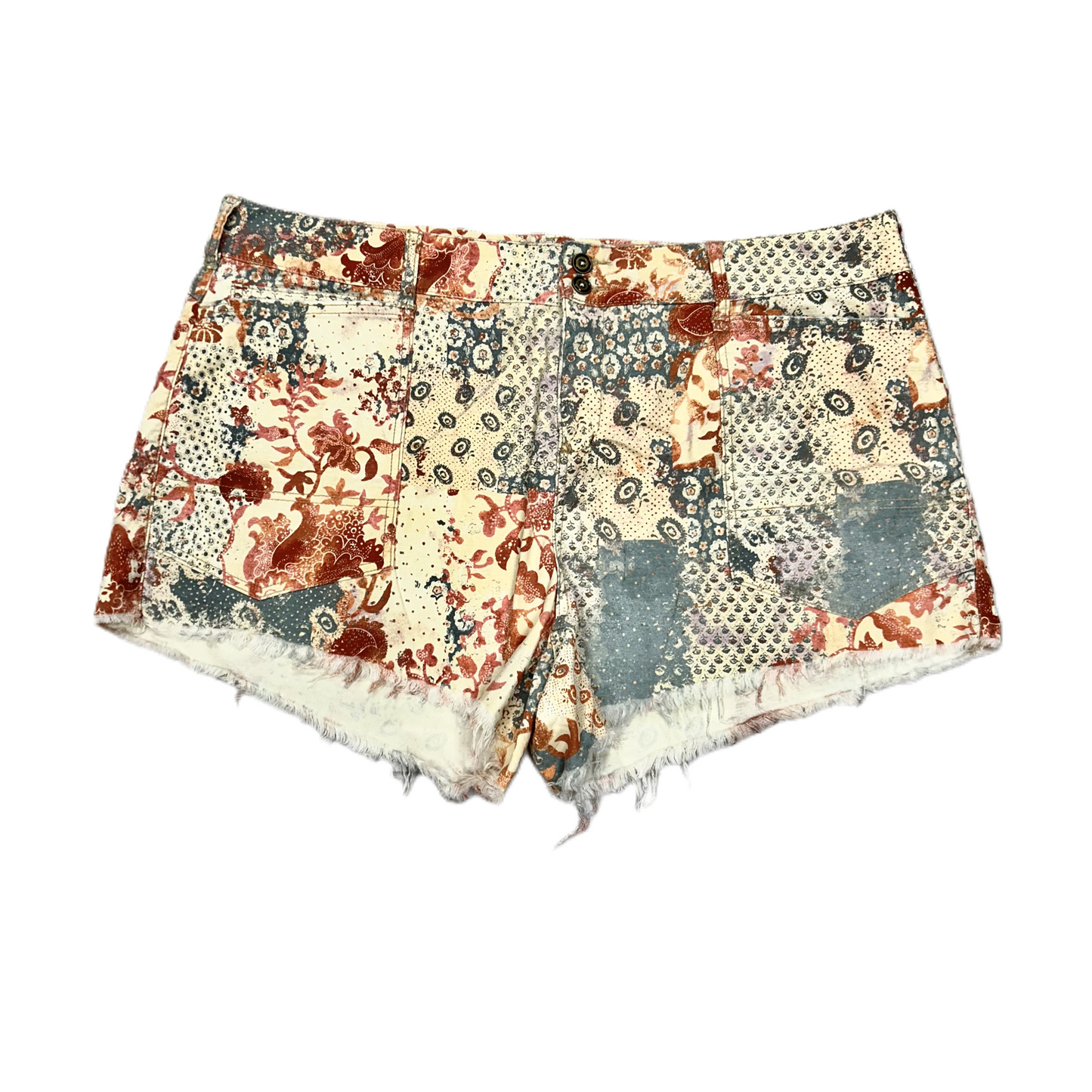 Paisley Print Shorts By Pilcro, Size: 22w