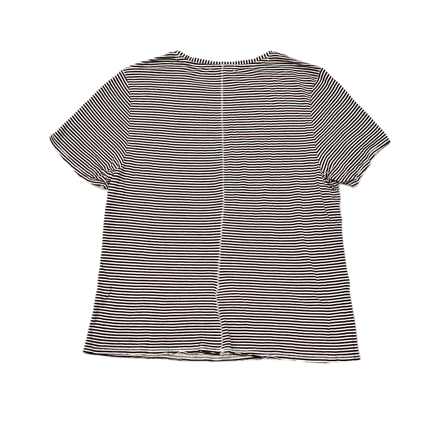 Striped Pattern Top Short Sleeve Designer By Rag And Bone, Size: M