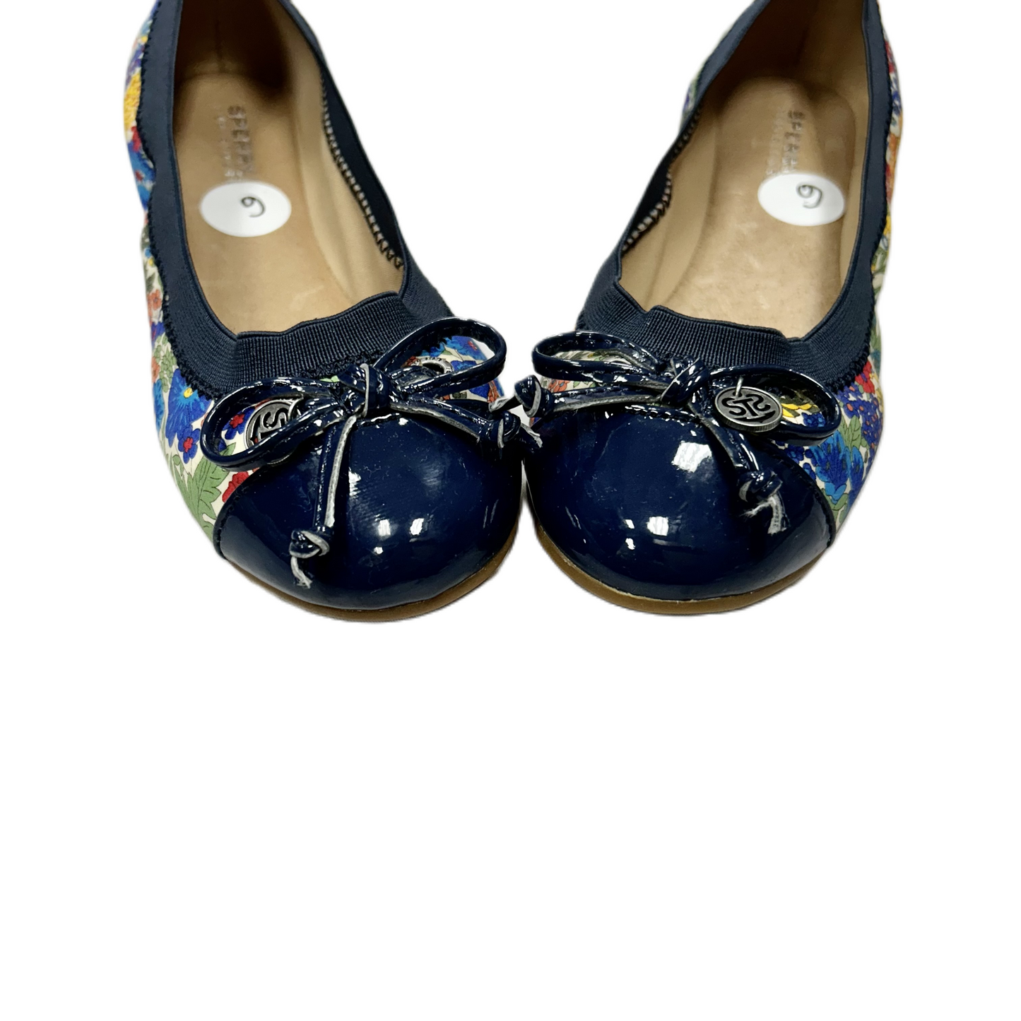 Floral Print Shoes Flats By Sperry, Size: 6