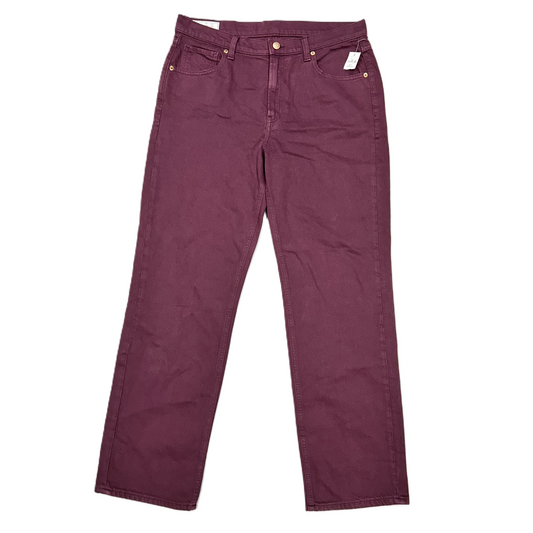 Jeans Straight By Gap In Purple, Size: 10