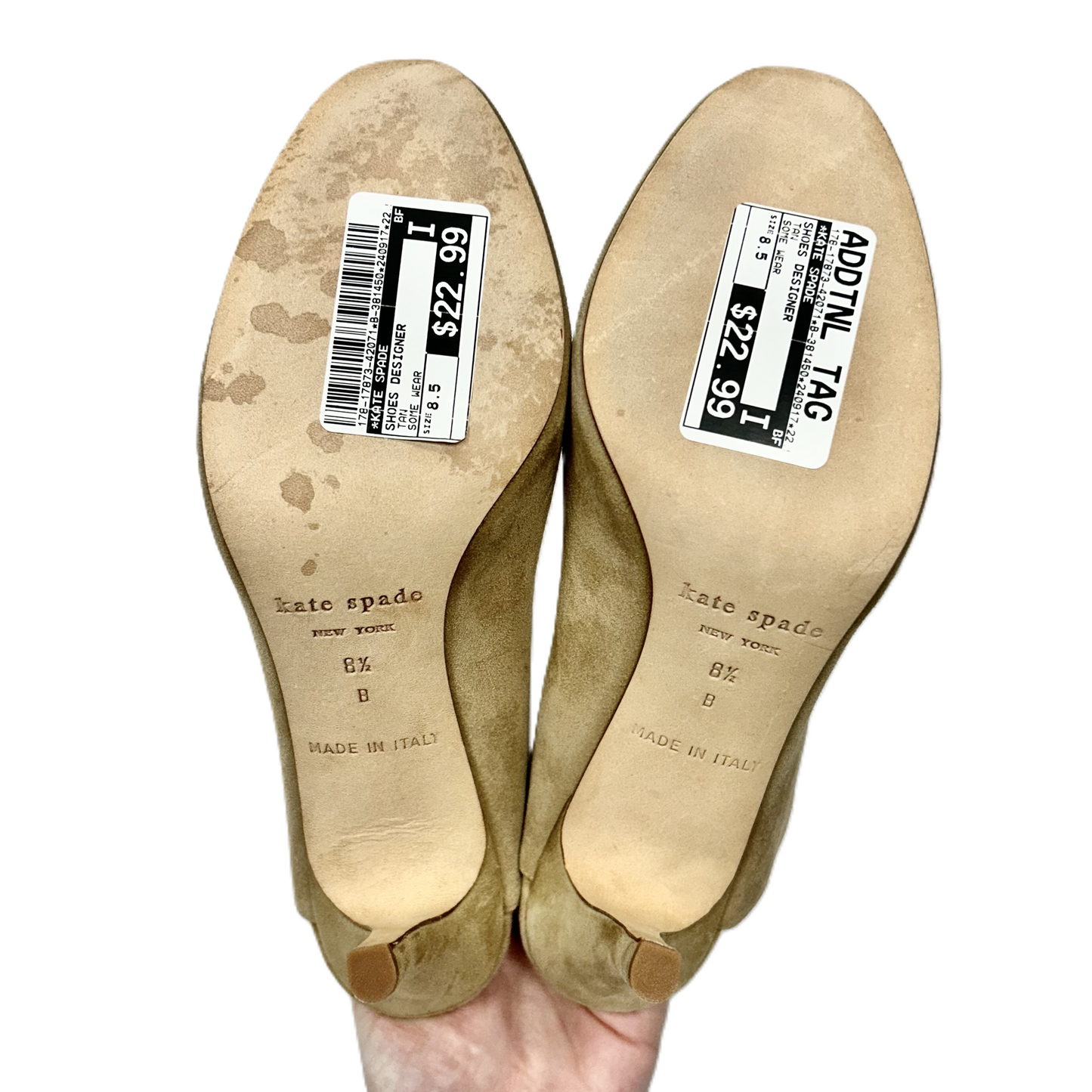 Shoes Designer By Kate Spade In Tan, Size: 8.5