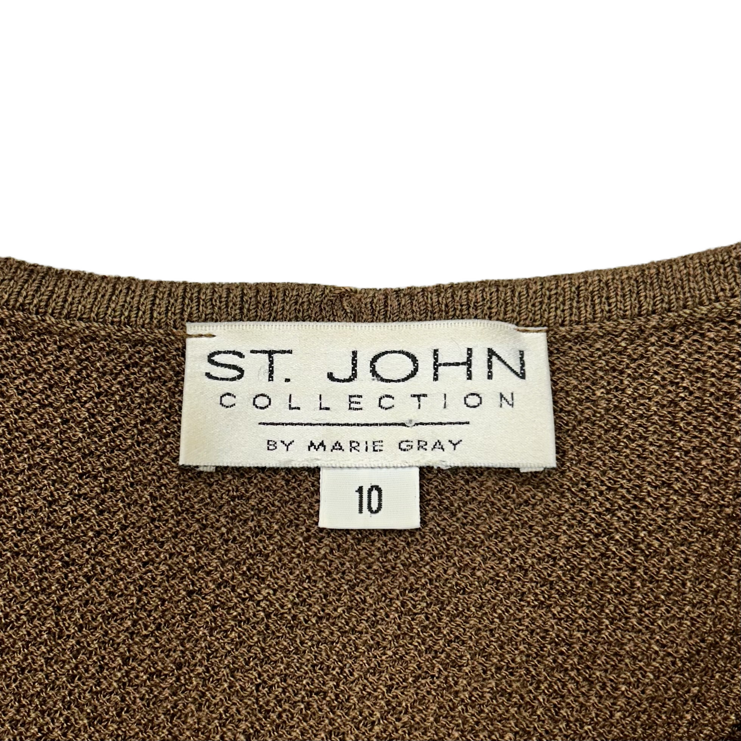 Cardigan Designer By St. John In Brown, Size: M