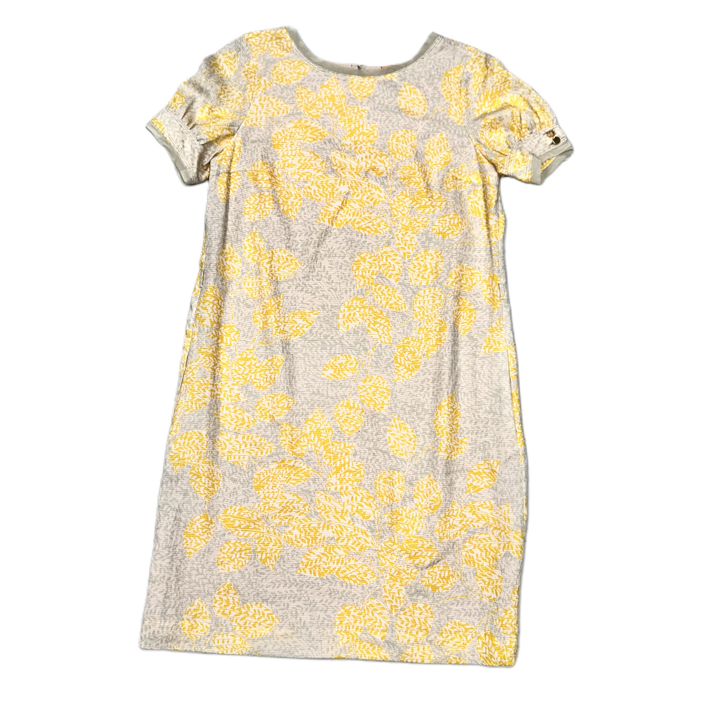 Dress Designer By Tory Burch In Pink & Yellow, Size: S