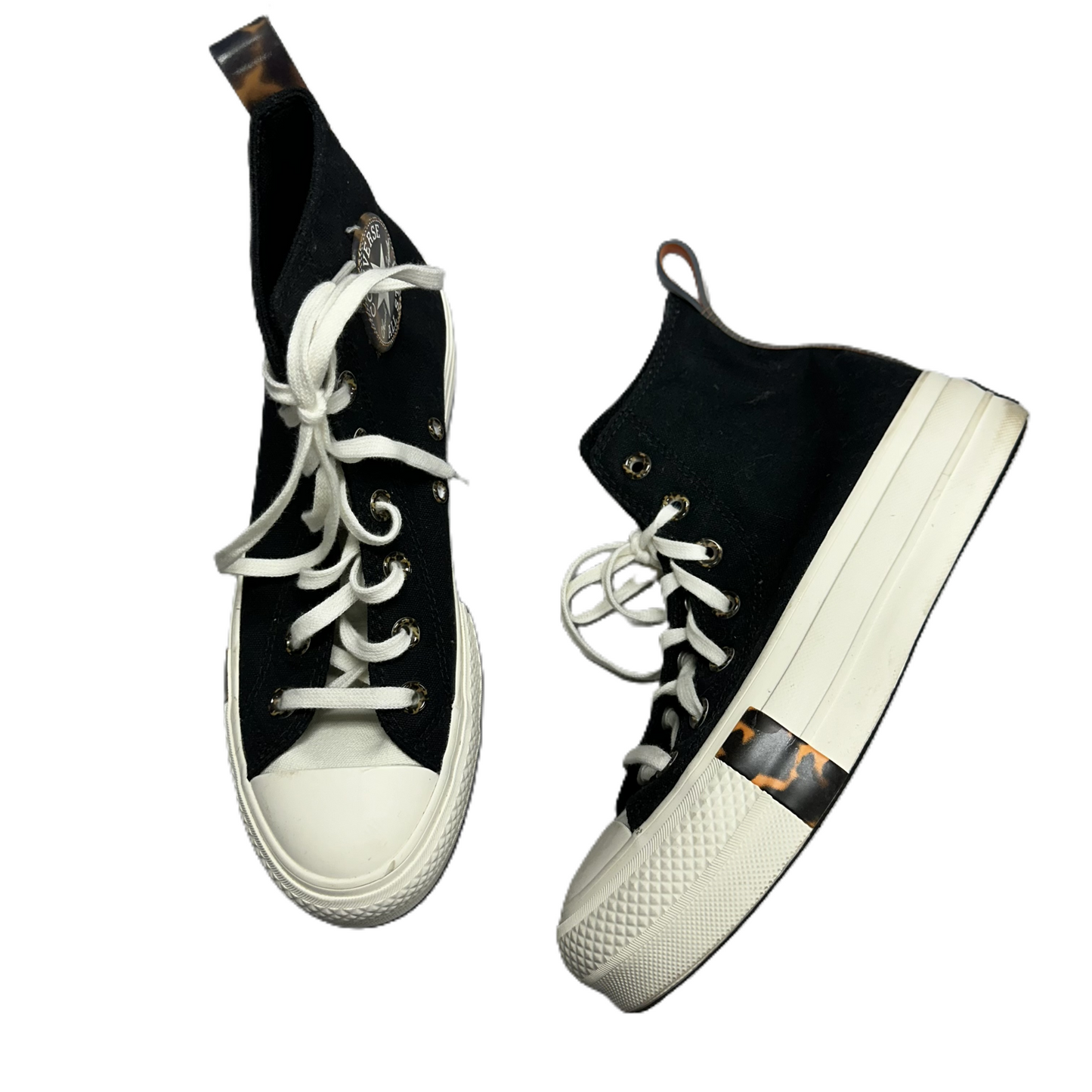 Shoes Sneakers By Converse In Black & White, Size: 7