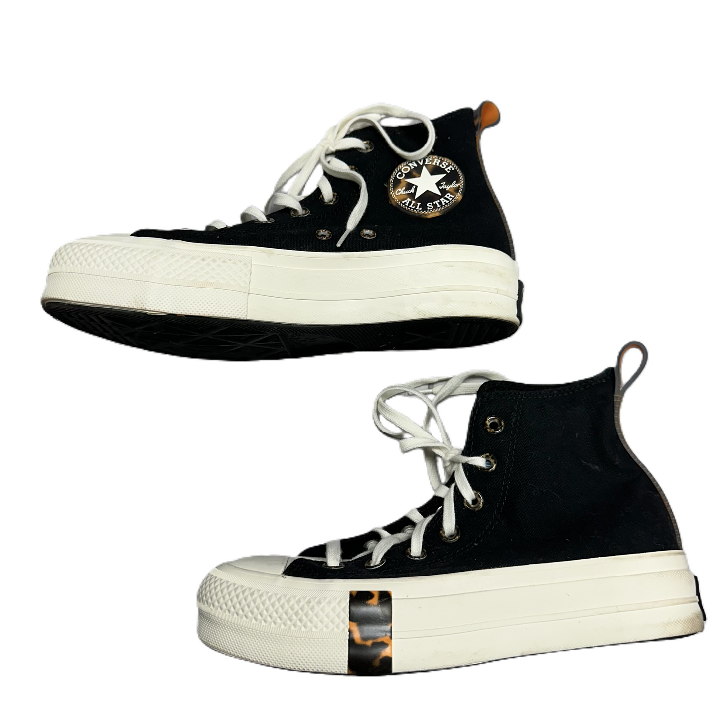 Shoes Sneakers By Converse In Black & White, Size: 7