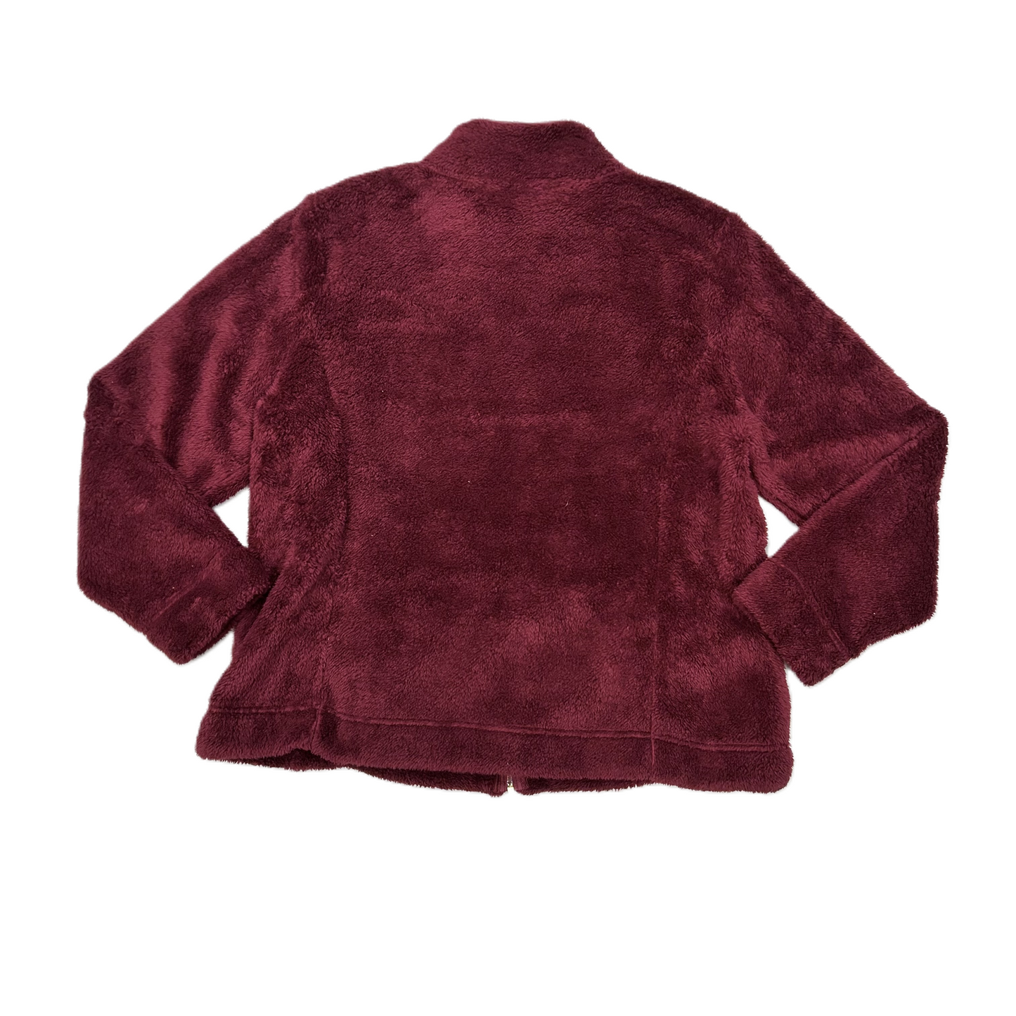 Jacket Fleece By Croft And Barrow In Maroon, Size: Xxl