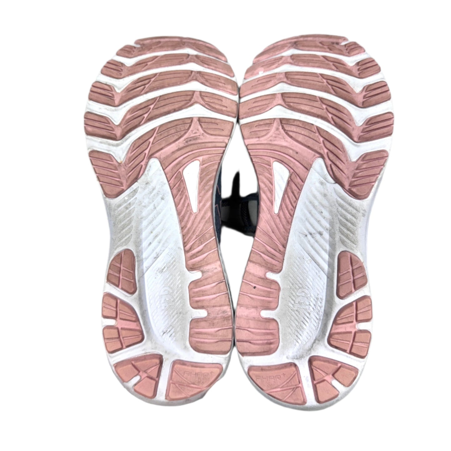 Shoes Athletic By Asics In Grey & Pink, Size: 11