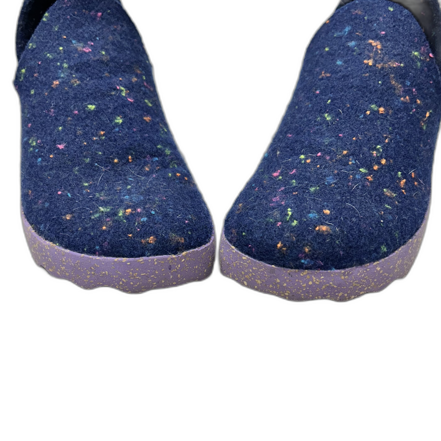 Shoes Heels Platform By Asportuguesas In Blue & Purple, Size: 6