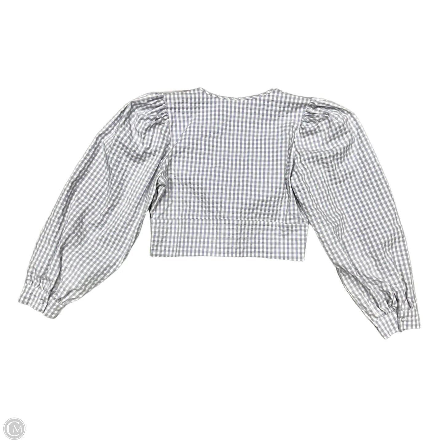 Top Long Sleeve By Maeve In Plaid Pattern, Size: L
