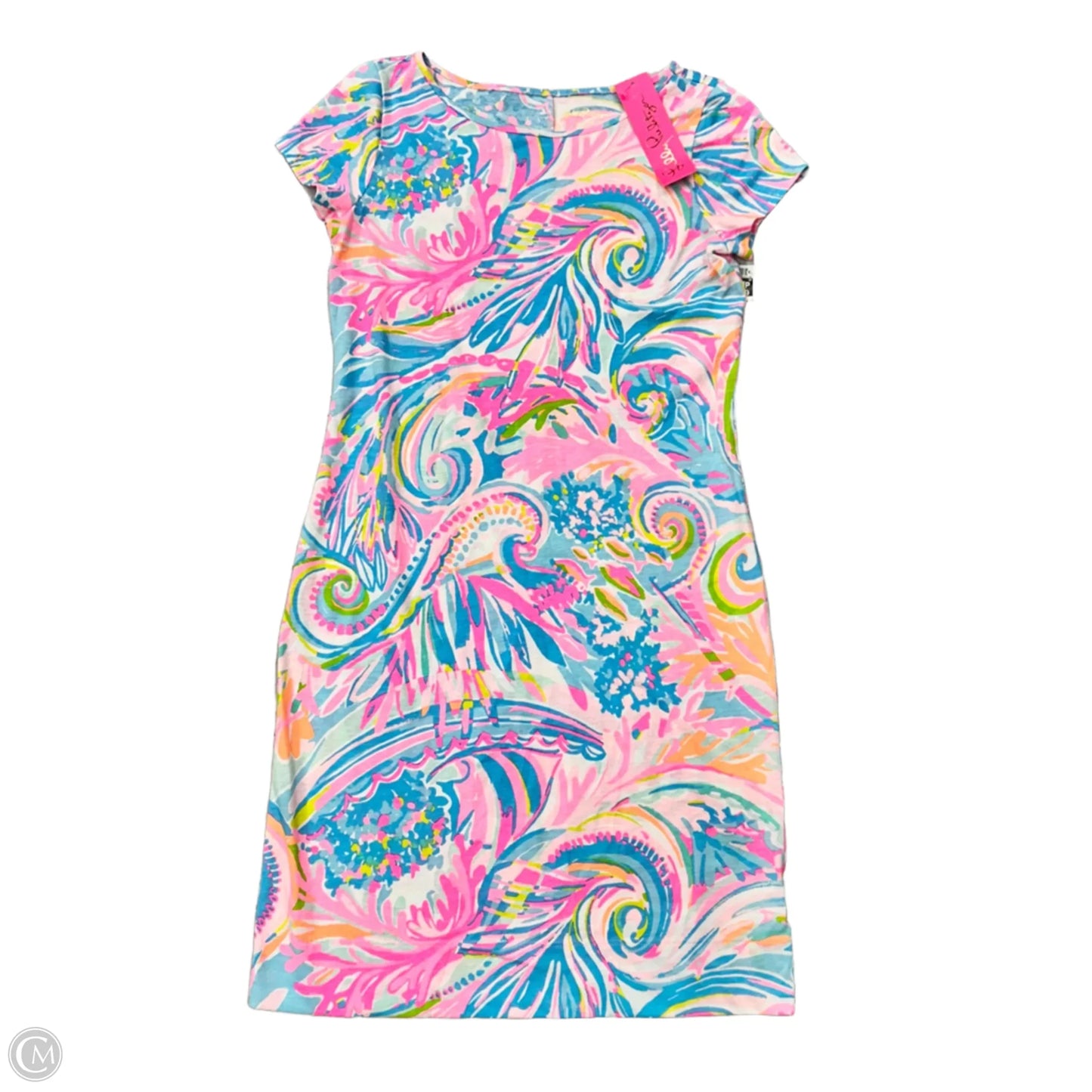 Dress Designer By Lilly Pulitzer In Blue & Pink, Size: Xxs