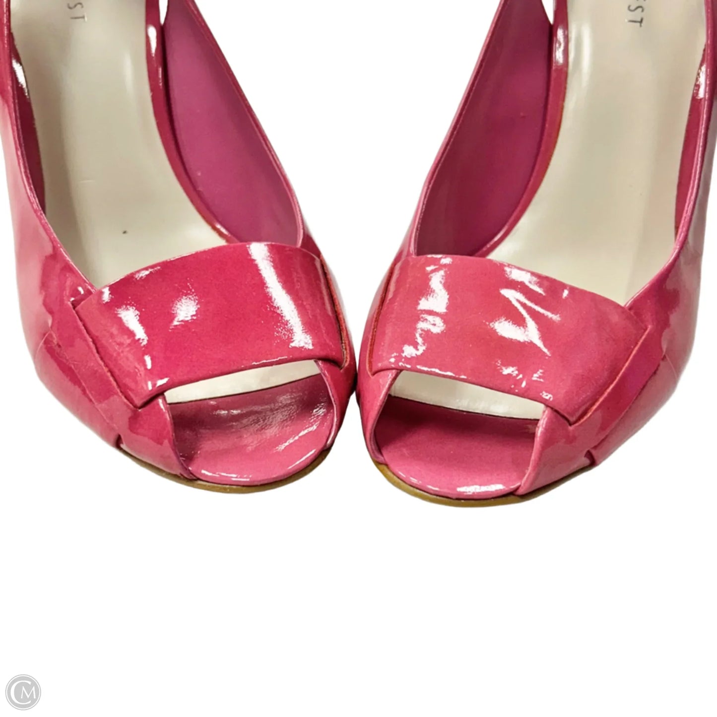 Sandals Heels Stiletto By Nine West In Pink, Size: 9
