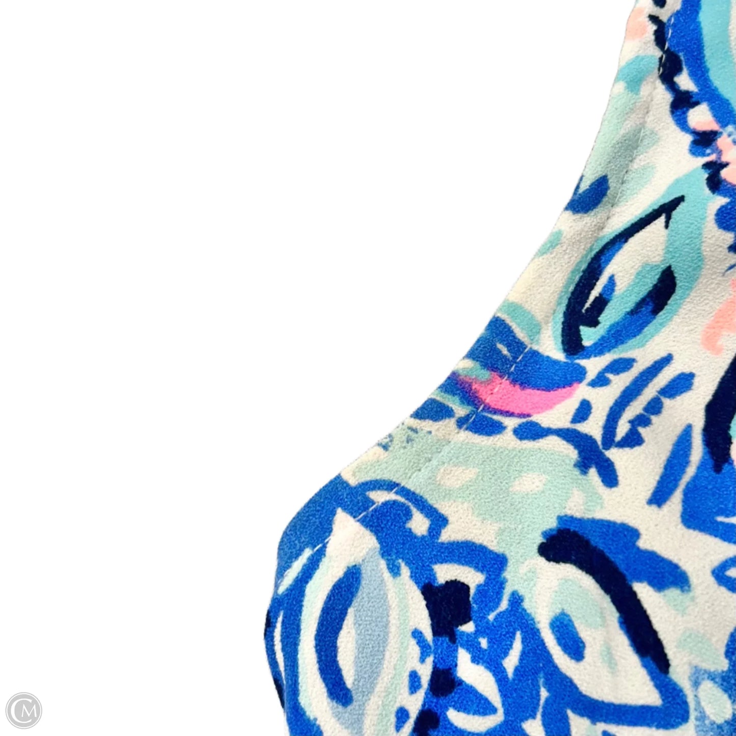 Top Sleeveless 2pc Set Designer By Lilly Pulitzer In Blue & Pink, Size: S