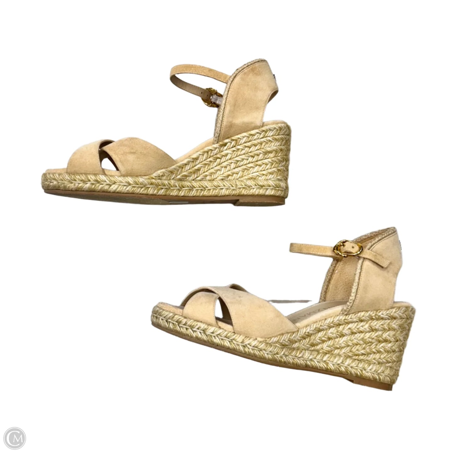 Sandals Designer By Stuart Weitzman In Tan, Size: 7