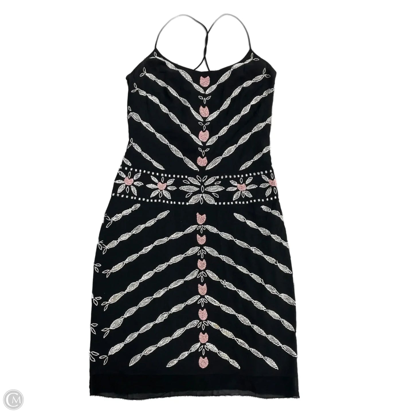 Dress Party Short By Nicole Miller In Black & White, Size: S