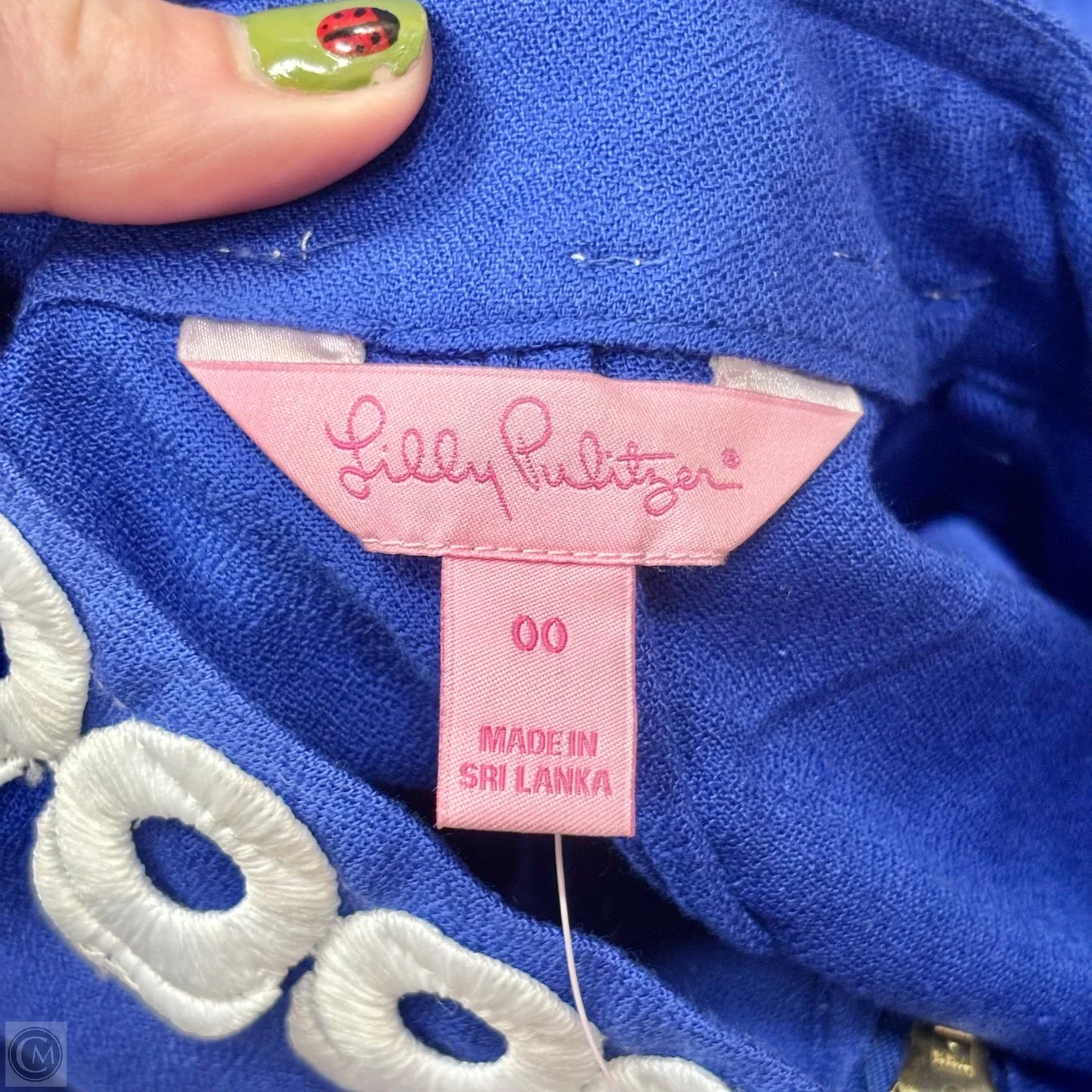 Dress Designer By Lilly Pulitzer In Blue, Size: Xxs