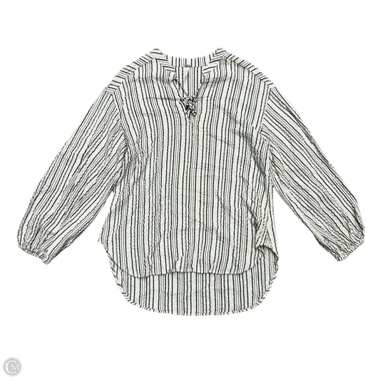 Top Long Sleeve By Free People In Striped Pattern, Size: S