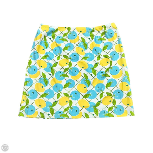 Skirt Designer By Lilly Pulitzer In Blue & Yellow, Size: M