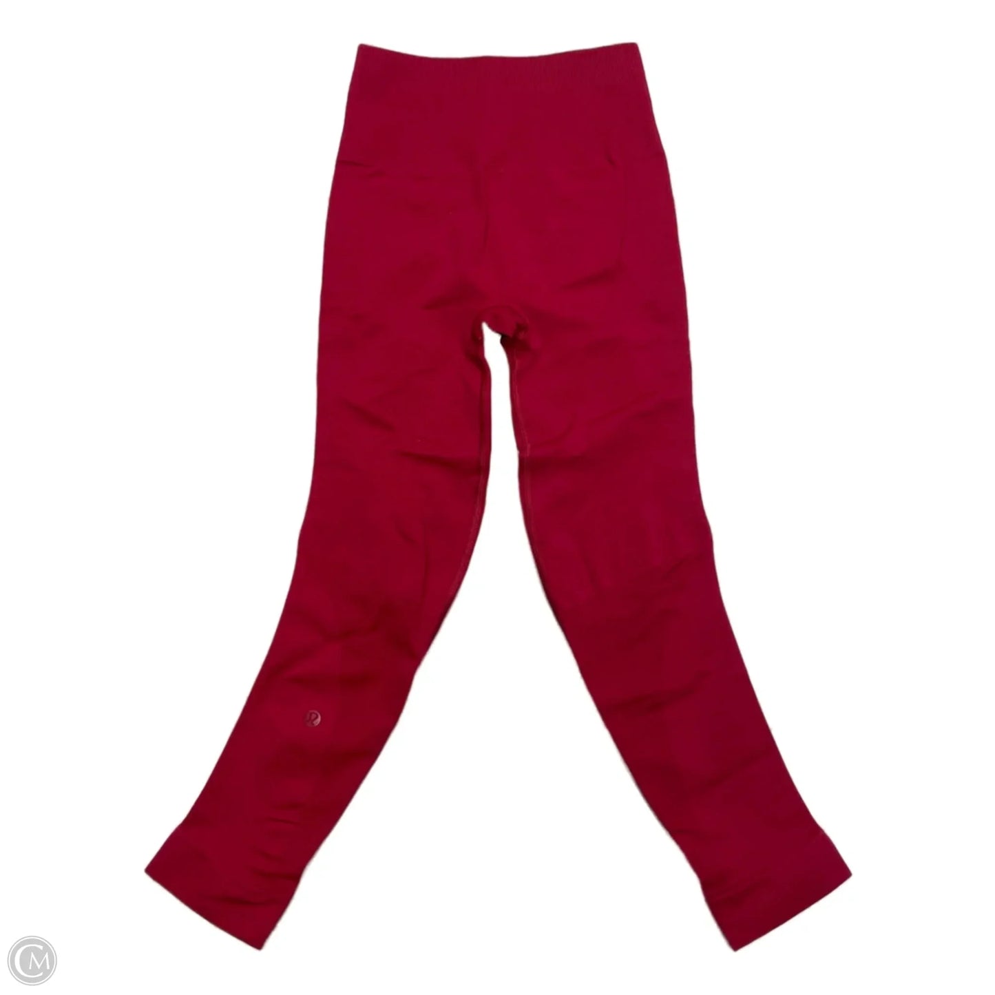 Athletic Leggings Capris By Lululemon In Red, Size: 4